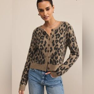 Z Supply Leopard Cardigan - Small (NEW)